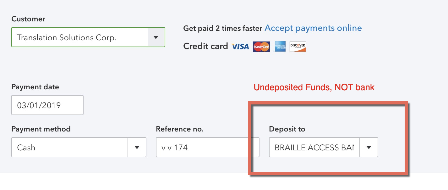 Duplicated Deposits in QBO