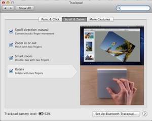 Mac OS X Lion Gestures