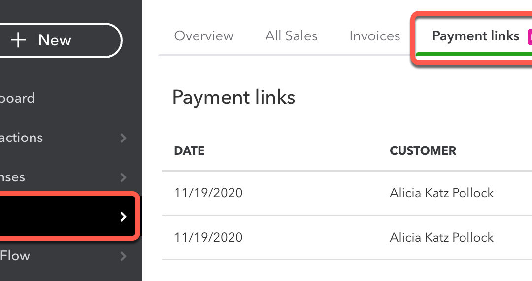 QuickBooks Online now has instant Payment Links!
