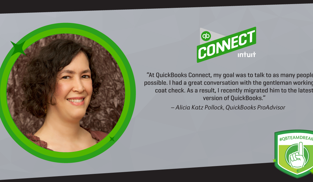 Alicia in a QuickBooks Connect Ad!
