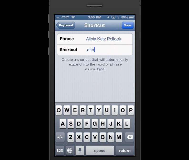 iPad & iPhone Keyboard Shortcuts