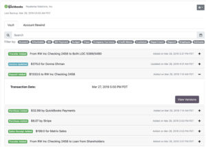 Rewind.io QBO Backups