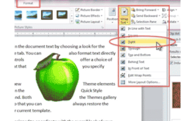 How to Wrap Text Around Graphics in Microsoft Word
