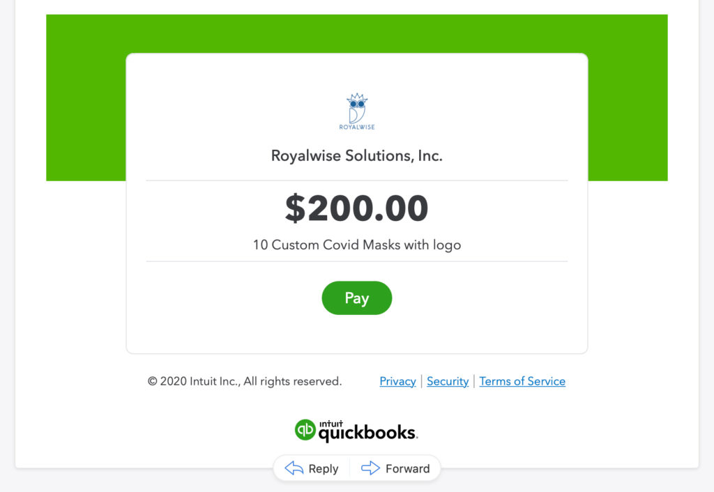 Payments Link for QuickBooks Payments
