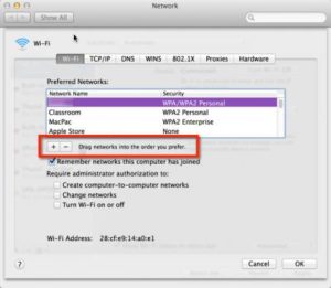 Wi-Fi Preferred Networks