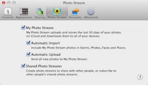 iPhoto iCloud Photo Stream