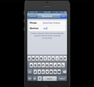 iOS Keyboard Shortcuts