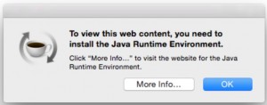 Java Runtime Environment Error