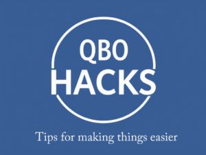 QuickBooks Online Hacks